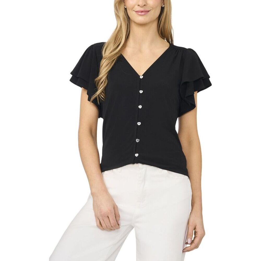 Cece Womens  Knit Top, Black